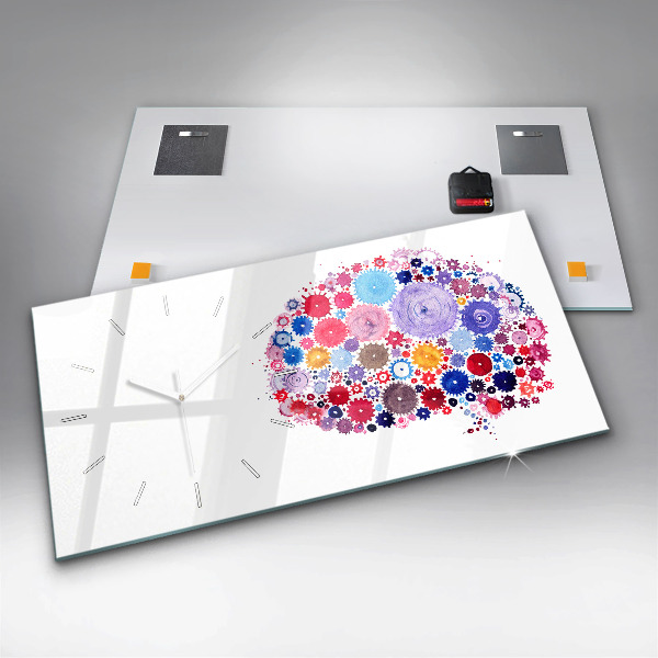 Horizontálne hodiny Farebné abstraktné ilustrácie