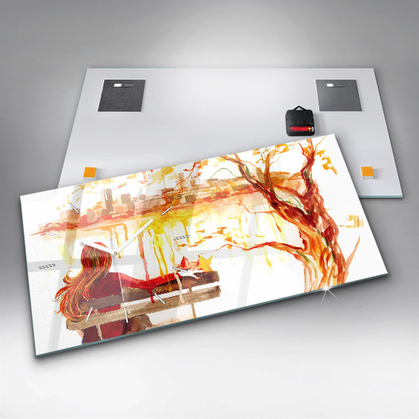 Horizontálne hodiny Jesenná Krajina