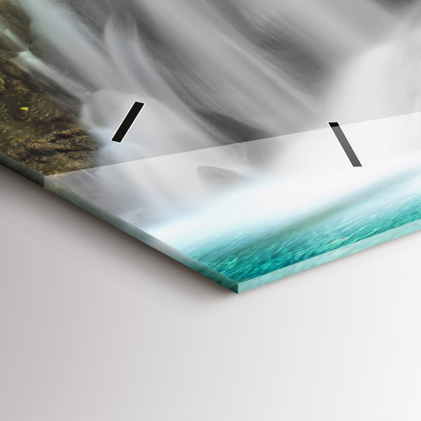 Horizontálne hodiny Vodopád v Thajsku