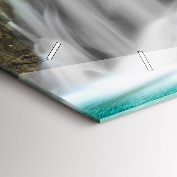 Horizontálne hodiny Vodopád v Thajsku