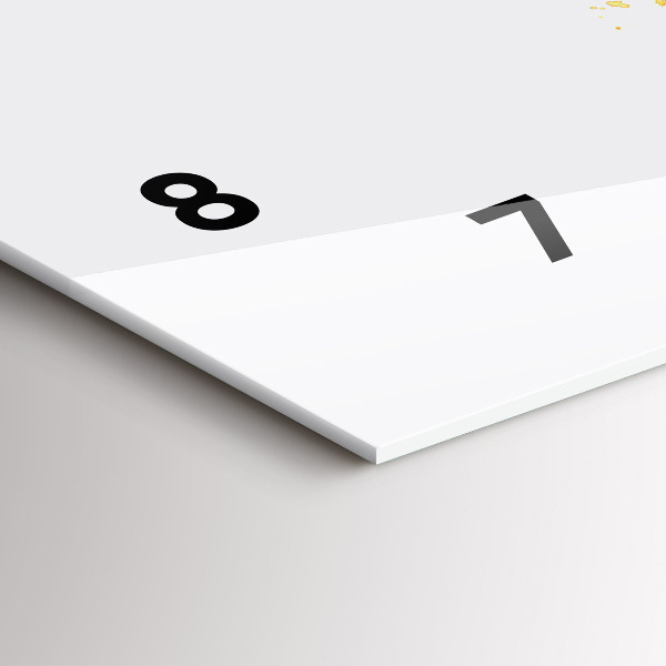 Horizontálne hodiny Ilustrácia slúchadiel