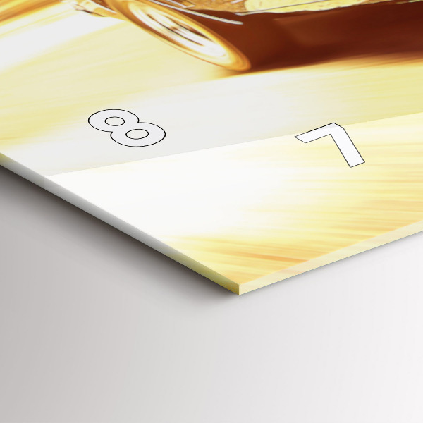 Horizontálne hodiny Klasické staré auto