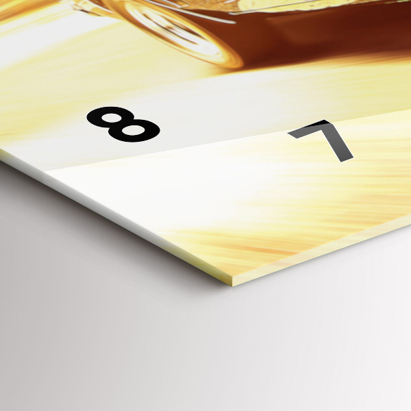 Horizontálne hodiny Klasické staré auto