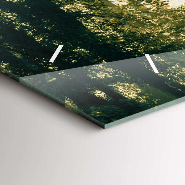 Horizontálne hodiny Lesné slnečné lúče