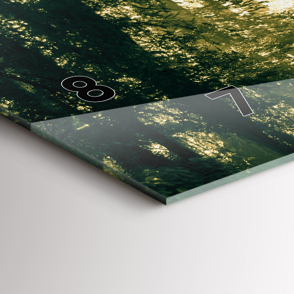 Horizontálne hodiny Lesné slnečné lúče