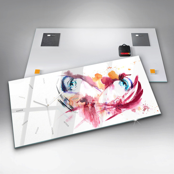 Horizontálne hodiny Romantický pár