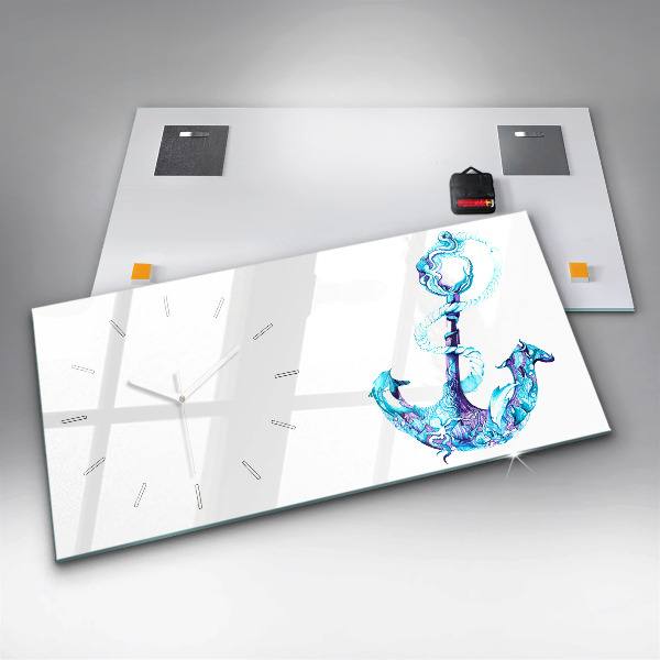 Horizontálne hodiny Morská kotva