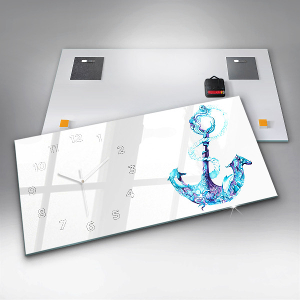 Horizontálne hodiny Morská kotva