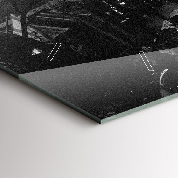 Horizontálne hodiny Ulice mesta Chicago