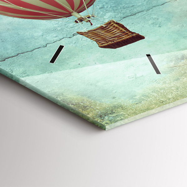 Horizontálne hodiny Balóny