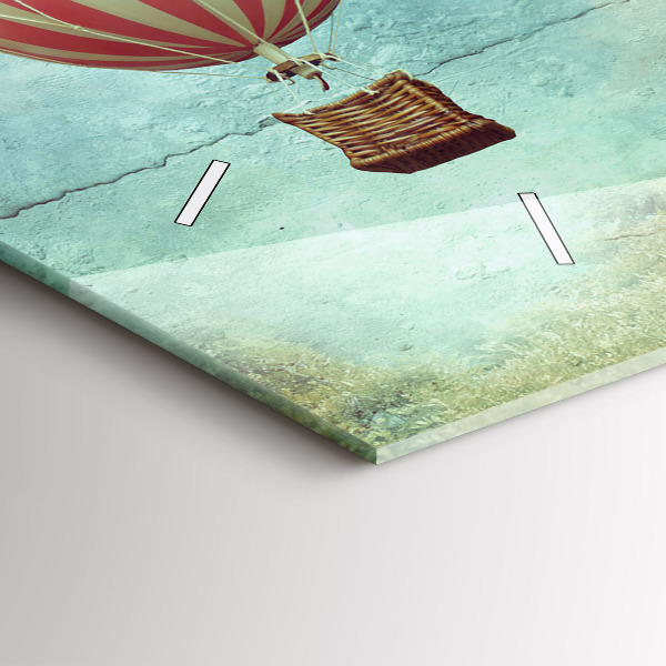 Horizontálne hodiny Balóny