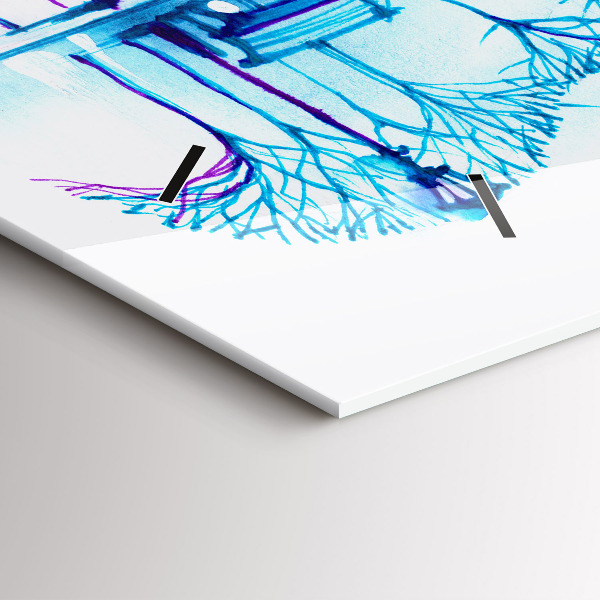 Horizontálne hodiny Jazero Cello Park