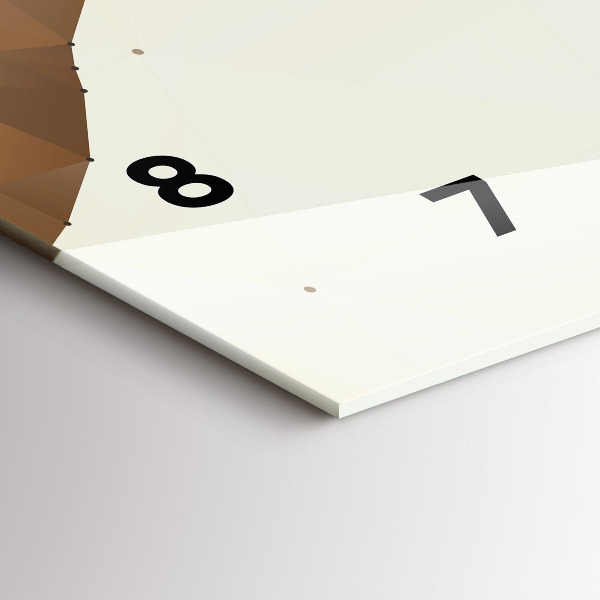 Horizontálne hodiny Stvorenie Adama