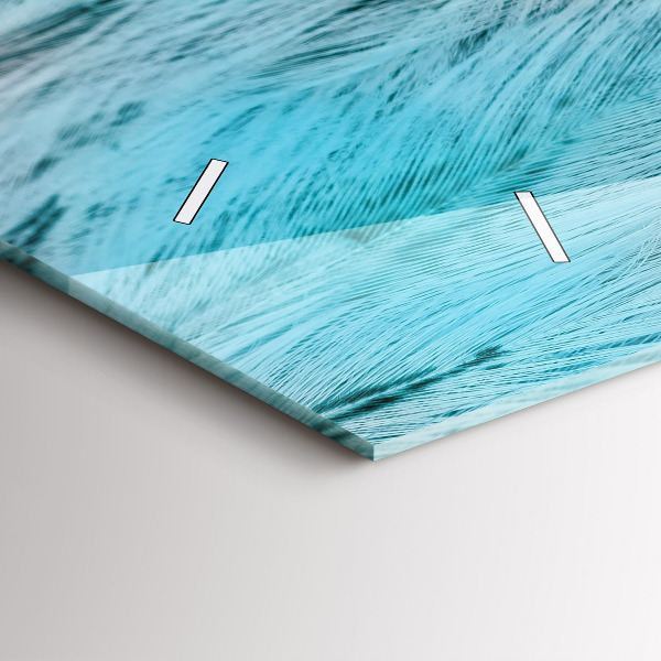 Horizontálne hodiny Farebné perie