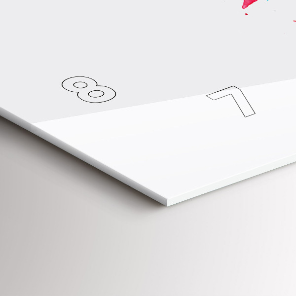 Horizontálne hodiny Farebný červený papagáj