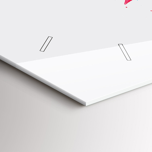 Horizontálne hodiny Farebný červený papagáj