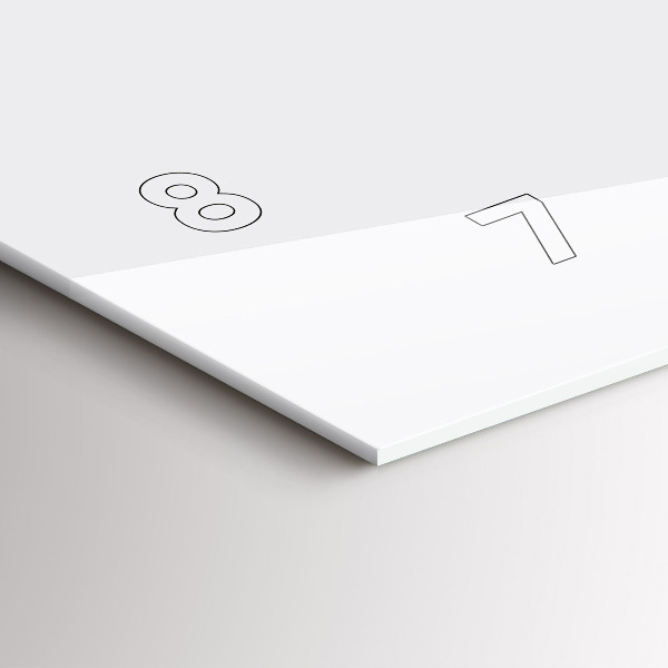 Horizontálne hodiny Abstrakcia mnohých tvárí