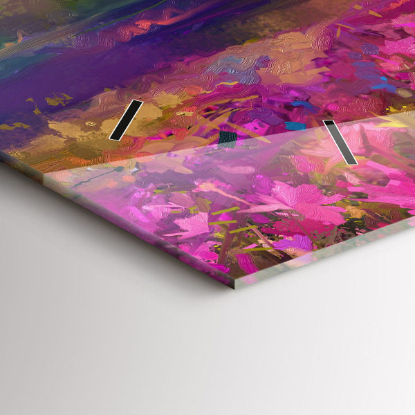 Horizontálne hodiny Krajina prírody a kvetov