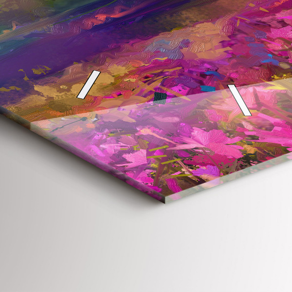 Horizontálne hodiny Krajina prírody a kvetov