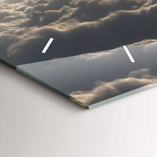 Horizontálne hodiny Balón na oblohe