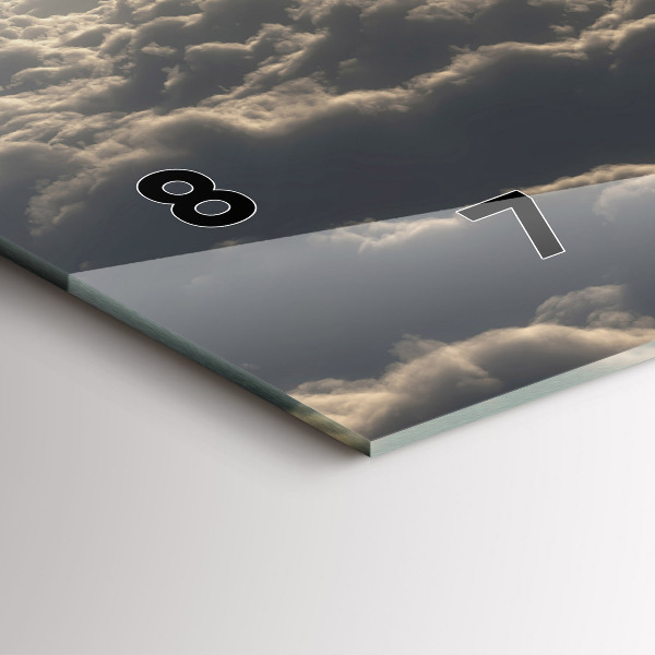 Horizontálne hodiny Balón na oblohe