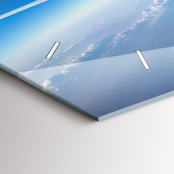 Horizontálne hodiny Oblačné lietadlo