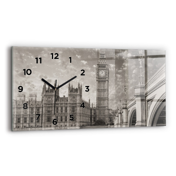 Horizontálne hodiny Londýn Anglicko Big Ben
