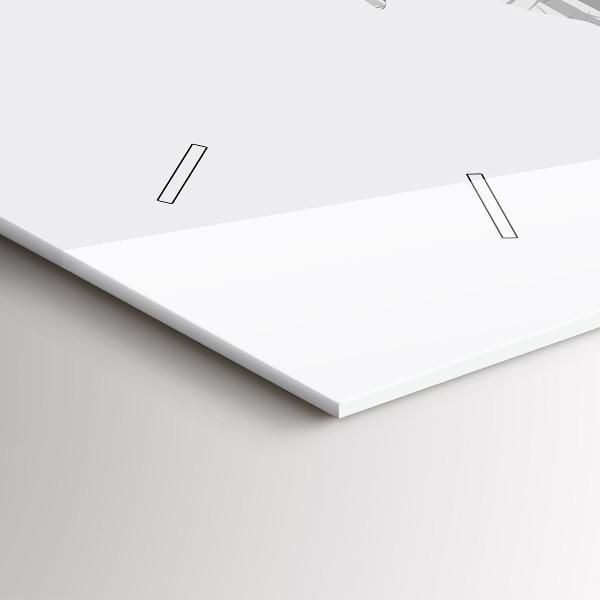 Horizontálne hodiny Silueta lesného jeleňa