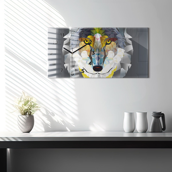 Horizontálne hodiny Vlčia hlava