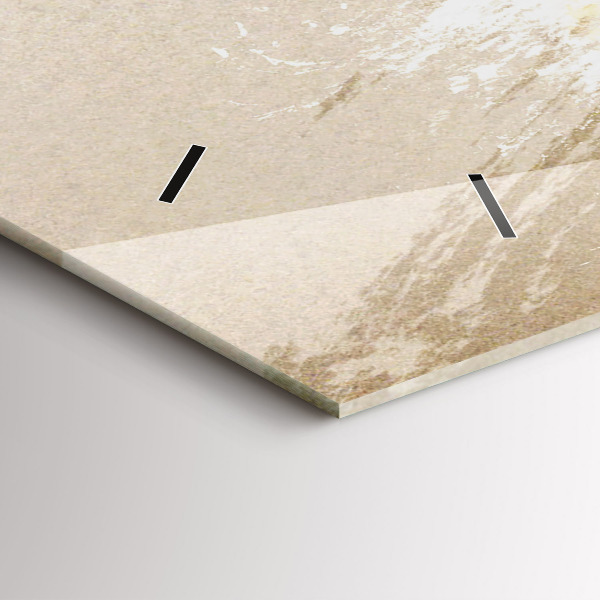 Horizontálne hodiny Abstraktný ženský portrét