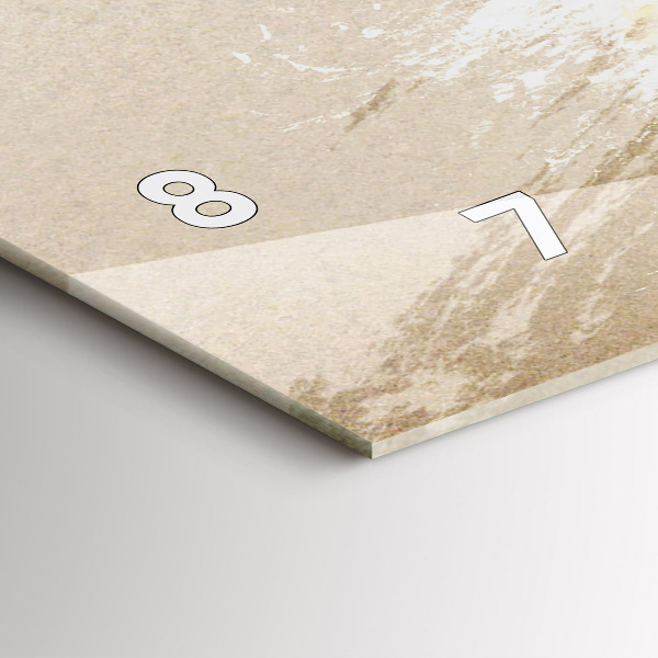 Horizontálne hodiny Abstraktný ženský portrét