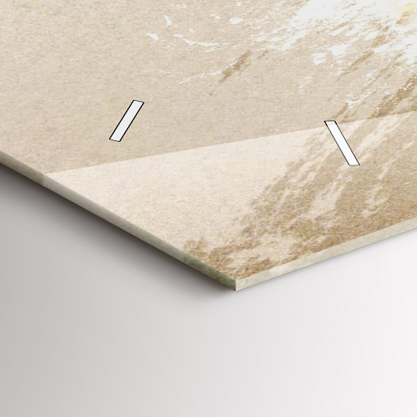 Horizontálne hodiny Abstraktný ženský portrét