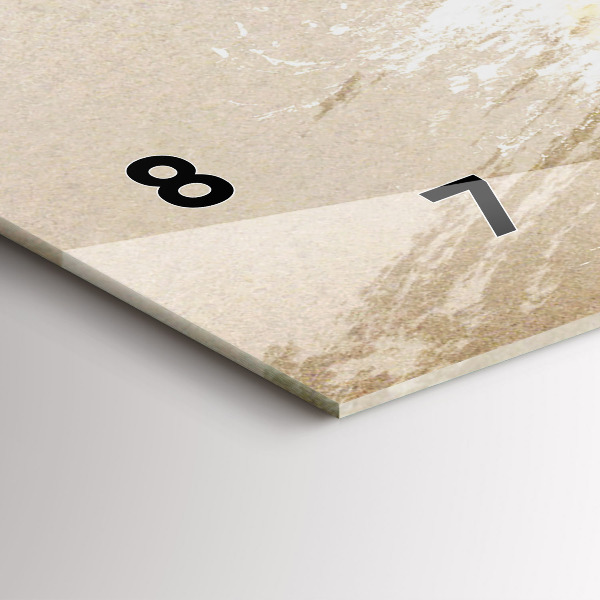 Horizontálne hodiny Abstraktný ženský portrét