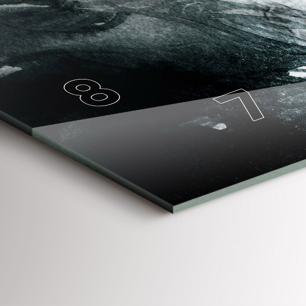 Horizontálne hodiny Portrét ženy s červenými perami