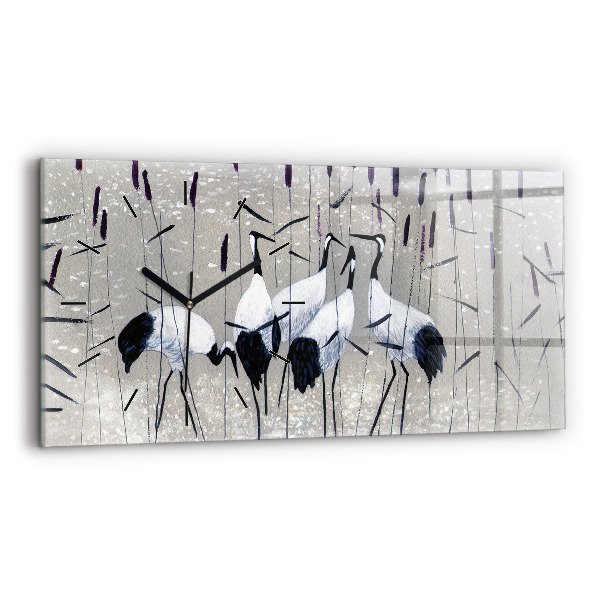 Horizontálne hodiny Žeriavy v rákosí