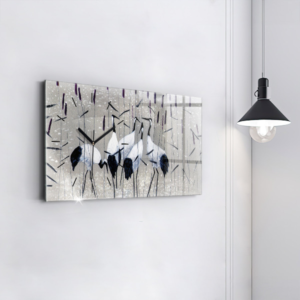 Horizontálne hodiny Žeriavy v rákosí