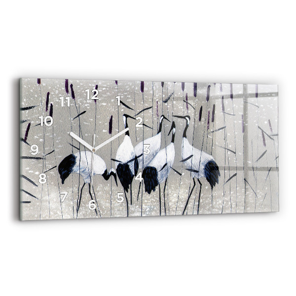 Horizontálne hodiny Žeriavy v rákosí