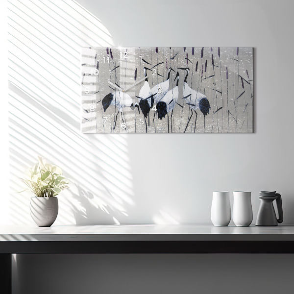 Horizontálne hodiny Žeriavy v rákosí