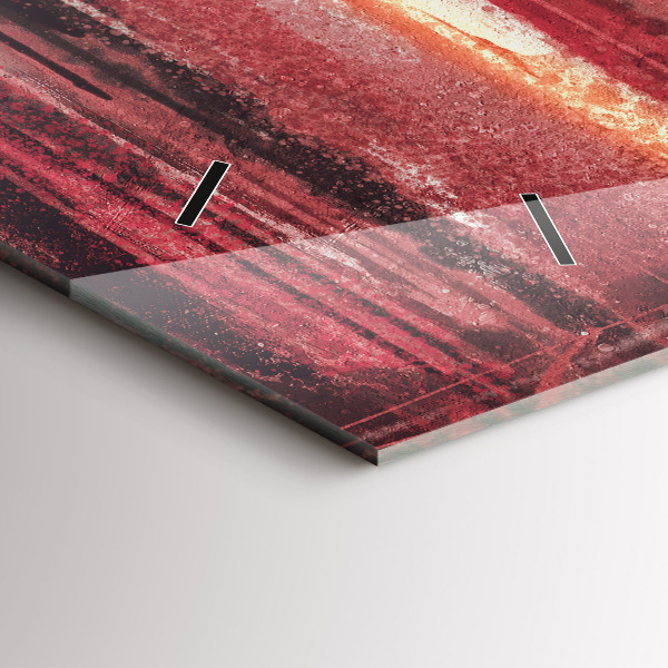 Horizontálne hodiny Mladý pár v láske