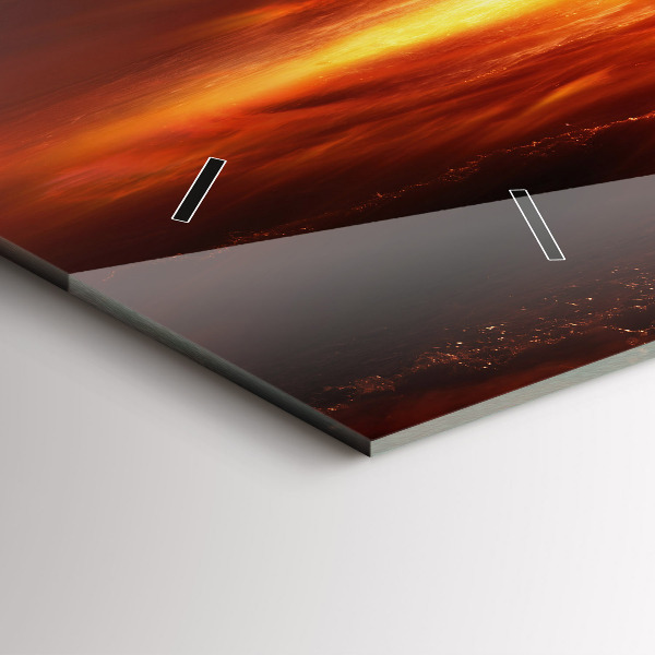 Horizontálne hodiny Výbuch atómovej bomby