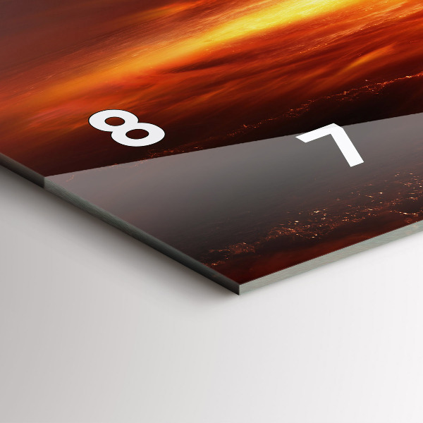 Horizontálne hodiny Výbuch atómovej bomby