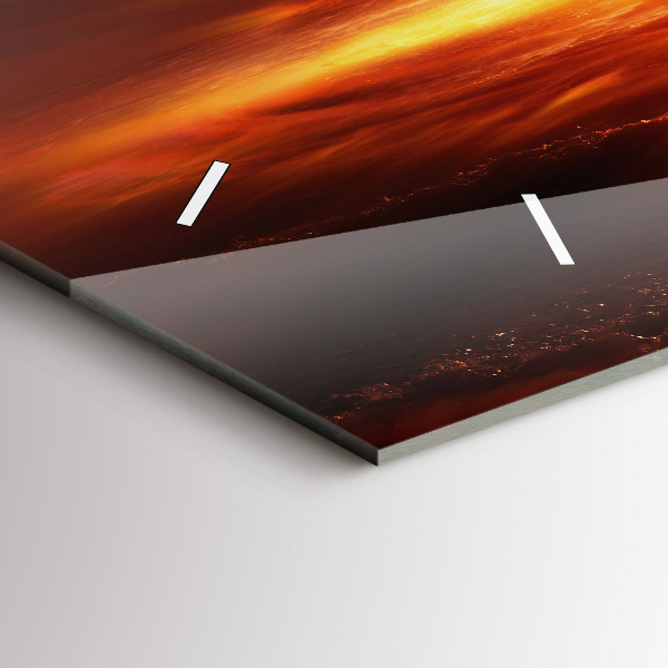 Horizontálne hodiny Výbuch atómovej bomby