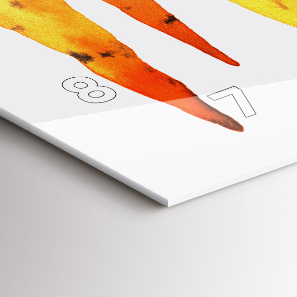 Horizontálne hodiny Mrkva ilustrácie