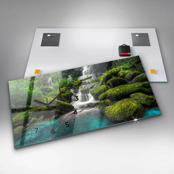 Horizontálne hodiny Vodopád Thajsko