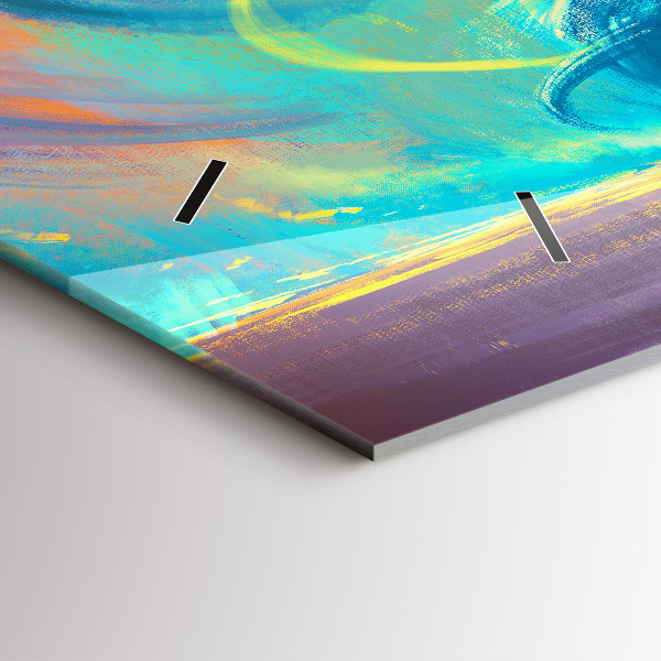 Horizontálne hodiny Dieťa a balóny