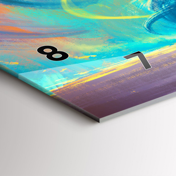 Horizontálne hodiny Dieťa a balóny