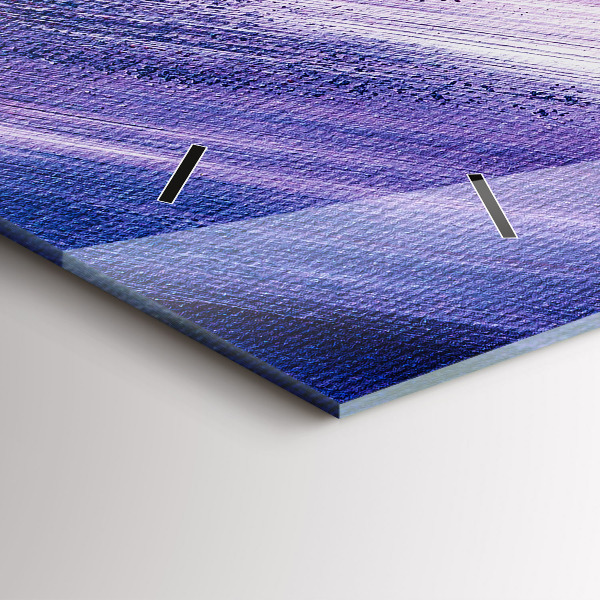 Horizontálne hodiny Textúra s akrylovou farbou