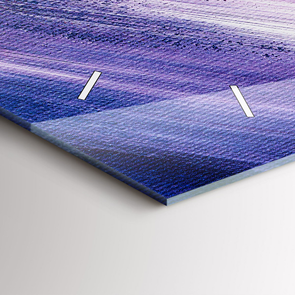 Horizontálne hodiny Textúra s akrylovou farbou