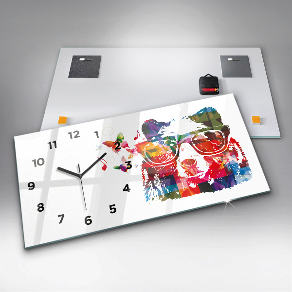 Horizontálne hodiny Medvedia hlava