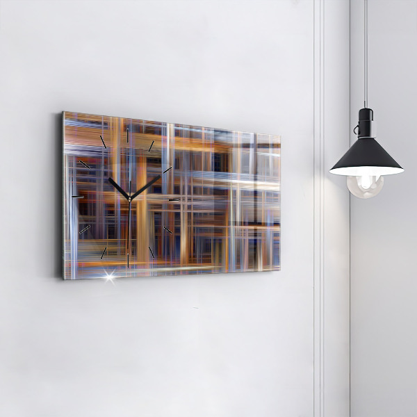 Horizontálne hodiny Abstraktná geometria